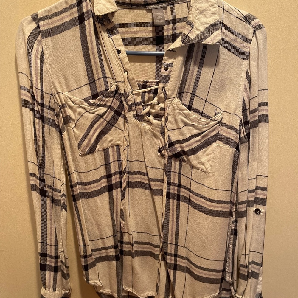 Charlotte Russe | plaid top 🤍